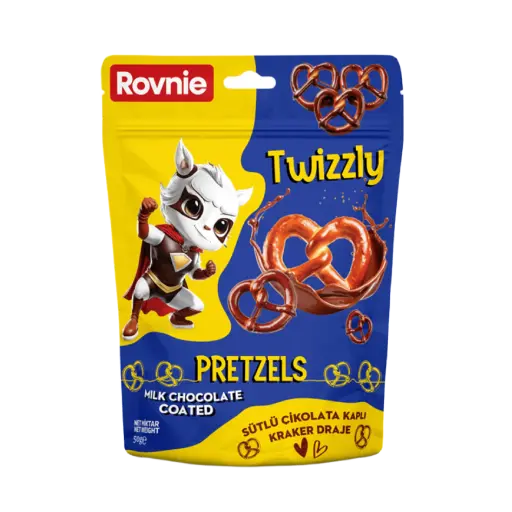 Twizzly Sütlü Çikolata Kaplı Kraker Draje